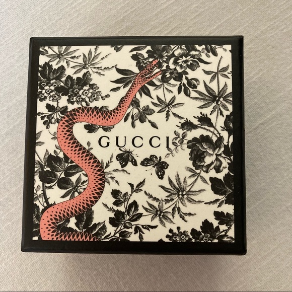 Gucci Sterling Silver Heart Cut-Out G Charm Logo Chain Bracelet 8” New Box $555 - Picture 14 of 15